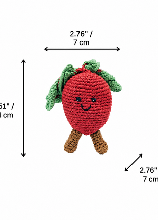LS2519 - Beetroot Rattle dimensions