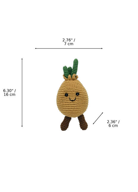 LS2525 - Onion Rattle dimensions