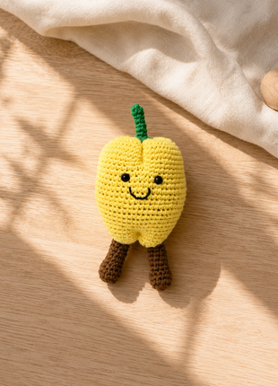 LS2530 - Pepper Rattle - Sunshine Yellow 1