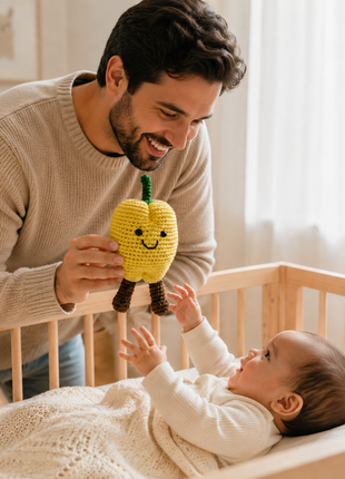 LS2530 - Pepper Rattle - Sunshine Yellow 4