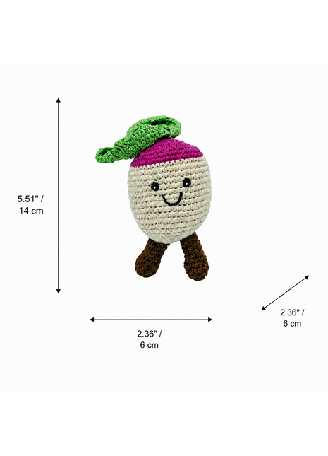 LS2531 - Turnips Rattle dimensions
