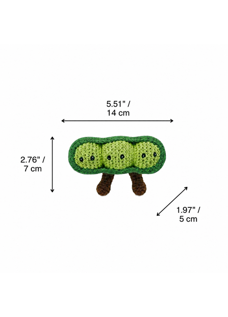 LS2535 - Peapod Rattle dimensions