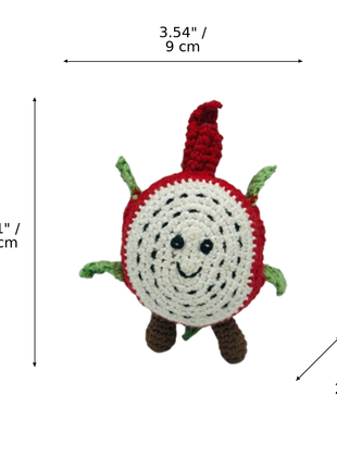 LS2538 - Dragon Fruits Rattle dimensions