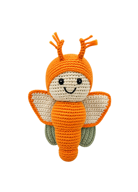 LS2541 - Butterfly Rattle - Orange