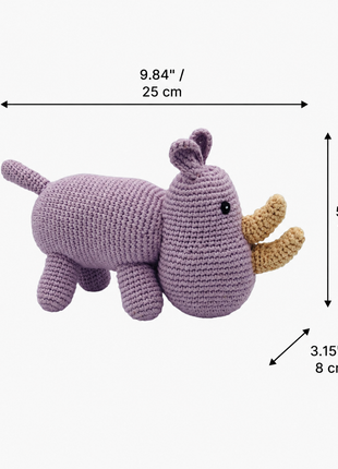 LS2553 - Rhino Rattle dimensions