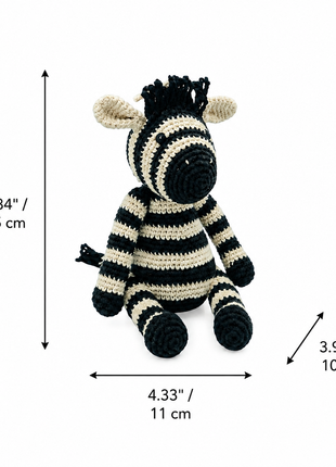 LS2555 - Zebra Rattle dimensions