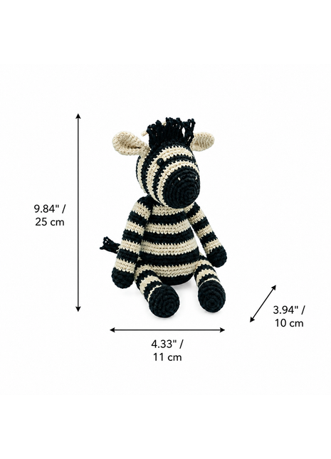 LS2555 - Zebra Rattle dimensions