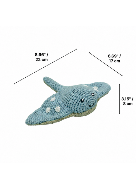 LS2560 - Stingray Rattle dimensions