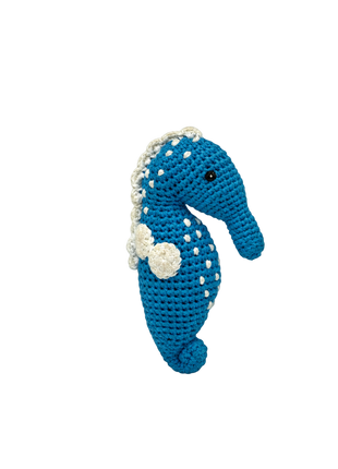 LS2568 - Seahorse Rattle - Blue