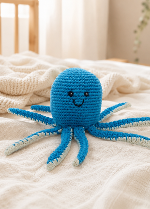 LS2572 - Octopus Rattle - Blue 3