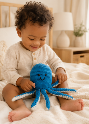 LS2572 - Octopus Rattle - Blue 4