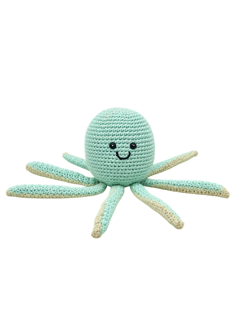 LS2573 - Octopus Rattle - Light Turquoise