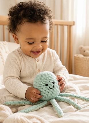 LS2573 - Octopus Rattle - Light Turquoise 3