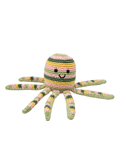 LS2574 - Octopus Rattle - Stripe