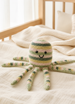 LS2574 - Octopus Rattle - Stripe 1