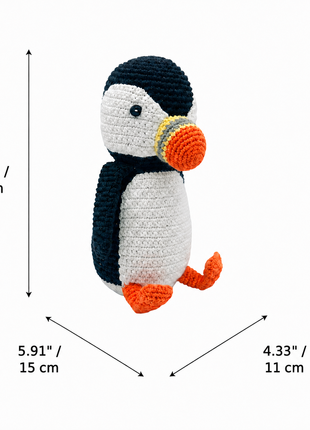 LS2609 - Arctic Puffin Rattle - Large dimensions