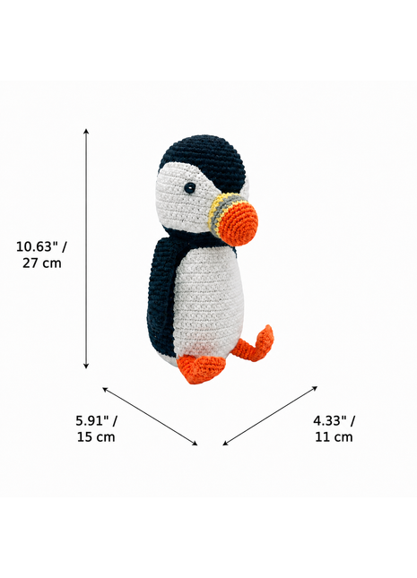 LS2609 - Arctic Puffin Rattle - Large dimensions