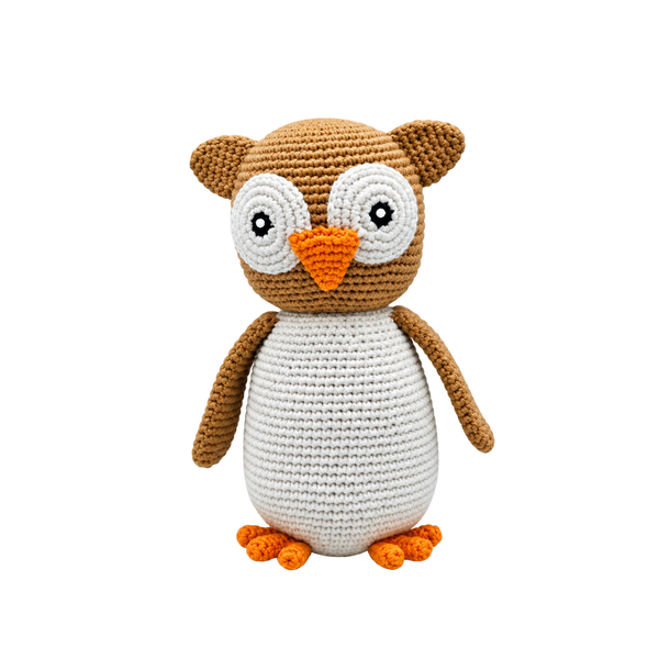 LS2610 - Arctic Owl Rattle - Large