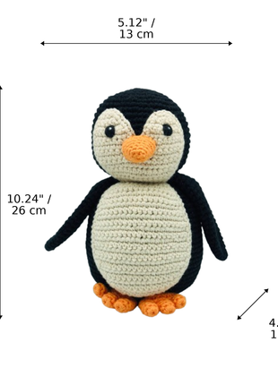 LS2611 - Arctic Penguin Rattle - Large dimensions