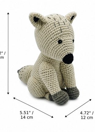 LS2612 - Arctic Fox Rattle - Large dimensions