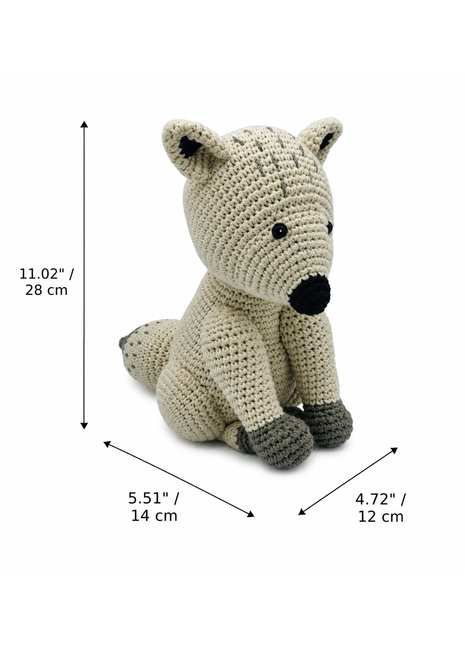 LS2612 - Arctic Fox Rattle - Large dimensions