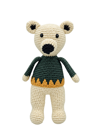LS2613 - Arctic Polar Bear Rattle - Large