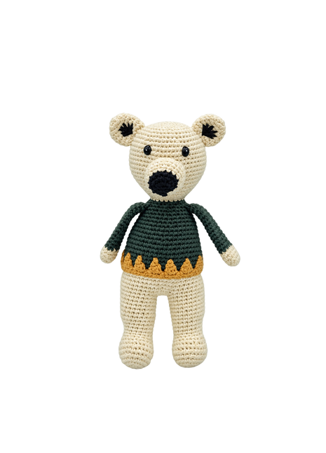 LS2613 - Arctic Polar Bear Rattle - Large