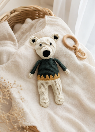 LS2613 - Arctic Polar Bear Rattle - Large 1