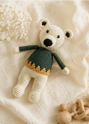 LS2613 - Arctic Polar Bear Rattle - Large 4