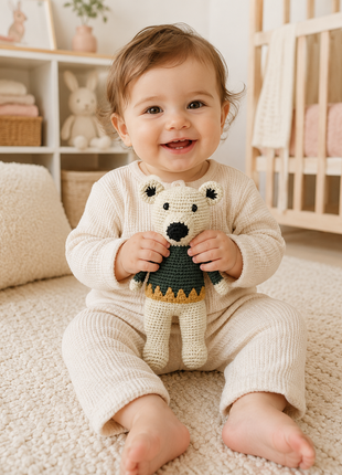 LS2613 - Arctic Polar Bear Rattle - Large 5