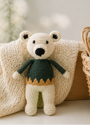 LS2613 - Arctic Polar Bear Rattle - Large 6