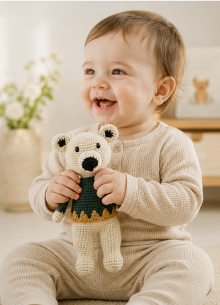 LS2613 - Arctic Polar Bear Rattle - Large 7