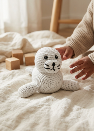 LS2614 - Arctic Seal Rattle - Large 1
