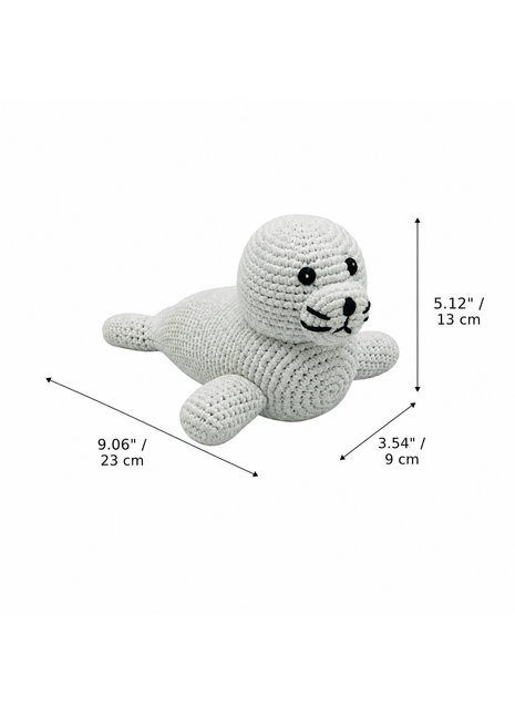 LS2614 - Arctic Seal Rattle - Large dimensions