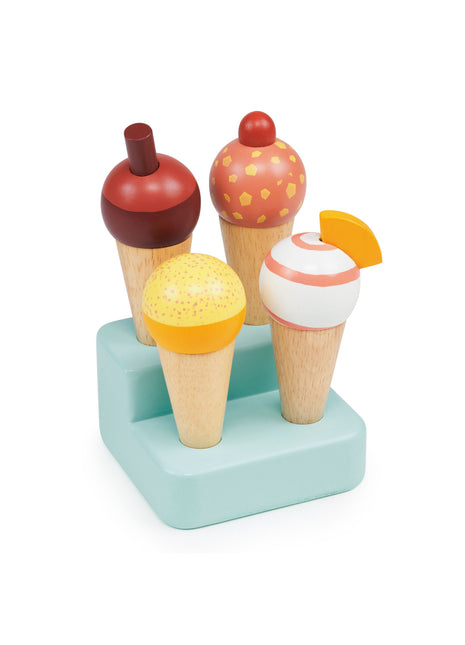 Stand de glaces ensoleillé