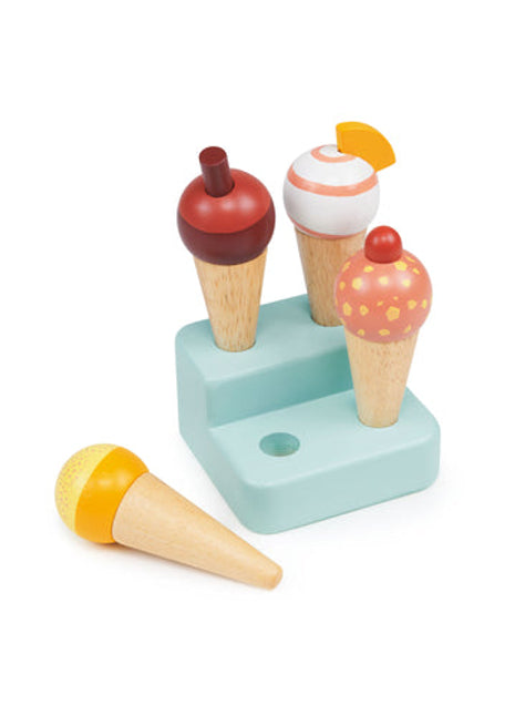 Stand de glaces ensoleillé