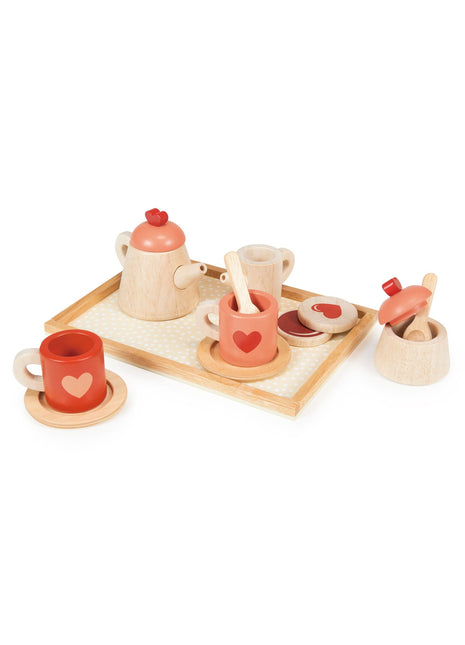 Ensemble de plateaux pour l'heure du thé