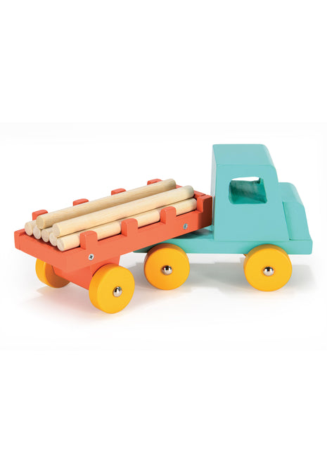 Teal Timber Truck