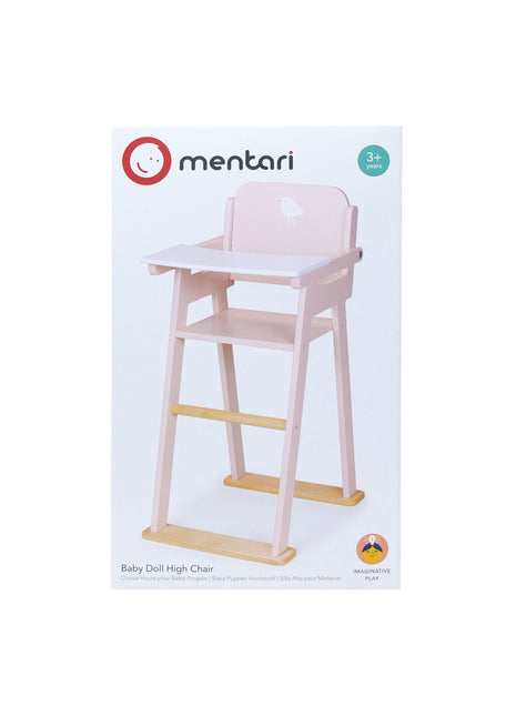 Chaise haute pour poupée bébé