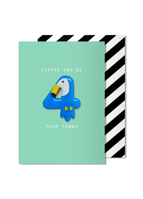 Carte magnétique Toucan 4 ans