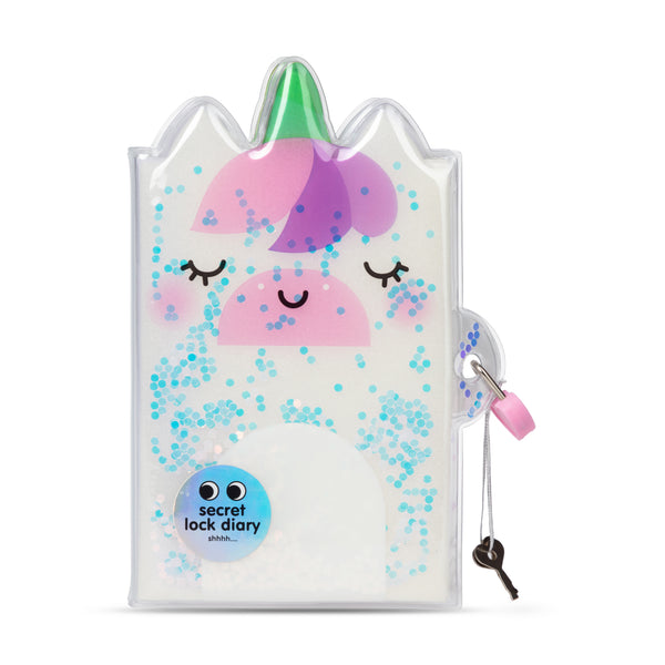 Unicor Glitter Locking Diary