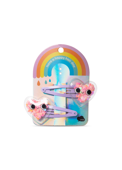 Heart Hair Clips