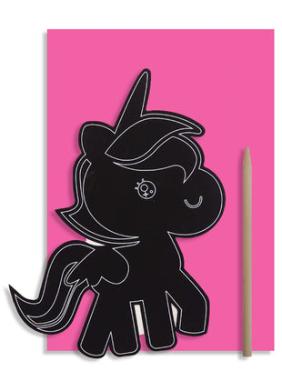 Scratch Art Card - Unicorn