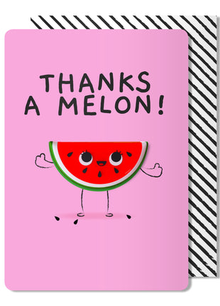 Thanks A Melon Magnet Card