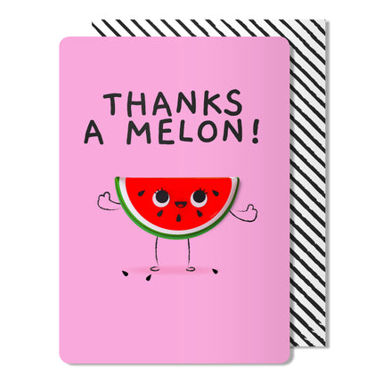 Thanks A Melon Magnet Card