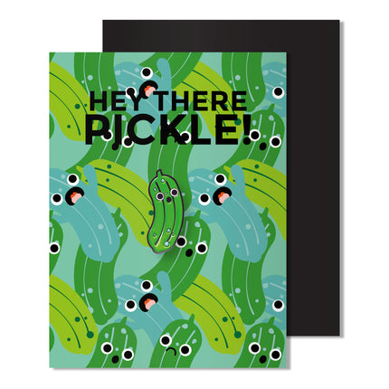 Enamel Pickle Pin Card