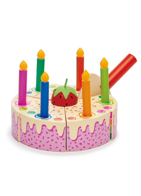 Gâteau d'anniversaire arc-en-ciel