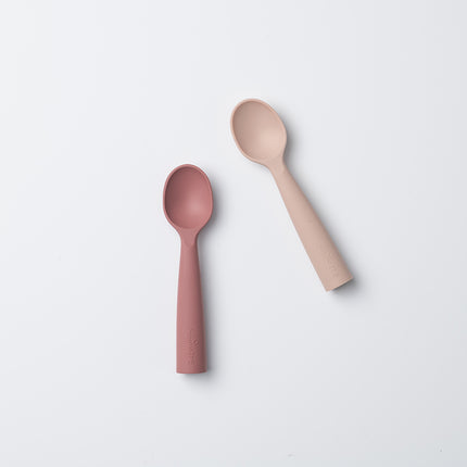 Training Spoon Set - Pink Salt + Raspberry