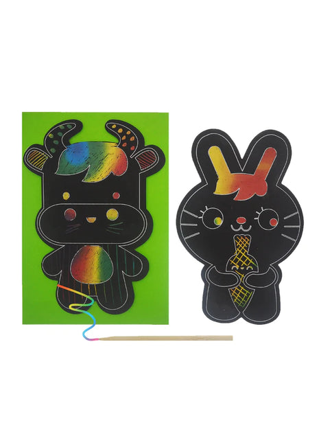 Carte à gratter - Panda