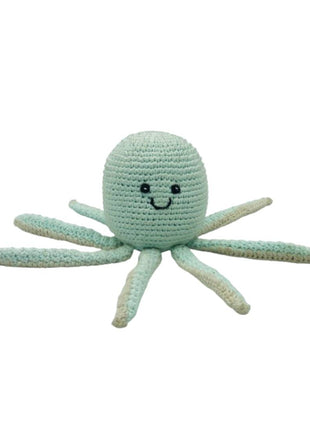Octopus Rattle - Light Turquoise